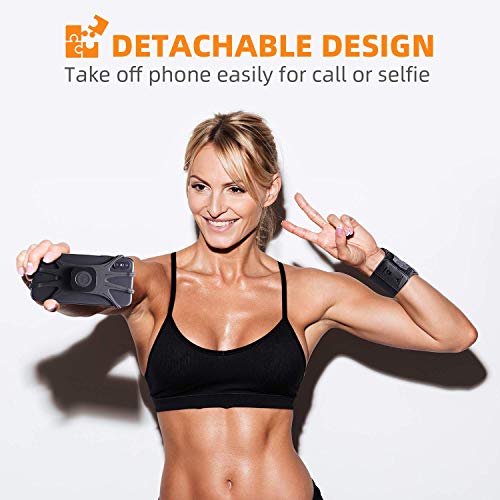 360 Degree Rotatable Removable Mobile Phone Sport Wristband