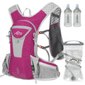 IX INOXTO Hydration Pack Backpack, Lightweight Water Backpack with 2L Hydration Bladder Daypack for Men Women,Running Hydration Vest for Trail Running Hiking Cycling Race Climbing - color: Pink