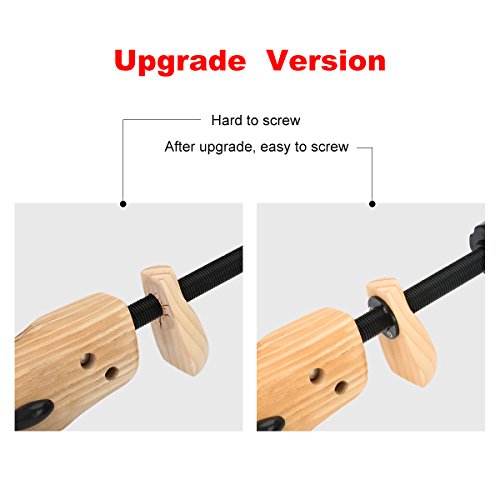 Shoe Stretcher Professional Shoe Trees Stretch Width Length for Men Women - color: Wood-s (Wm's Size Us 3.5--7)