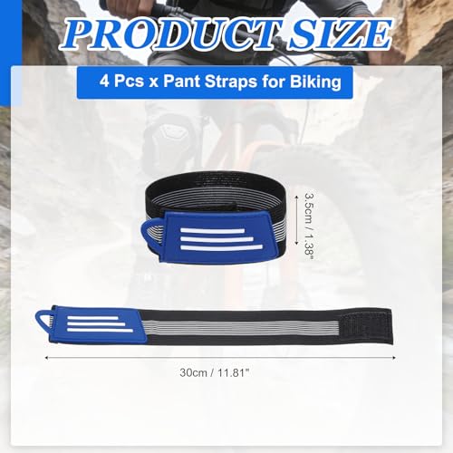 Bike Pant Leg Strap - color: Blue