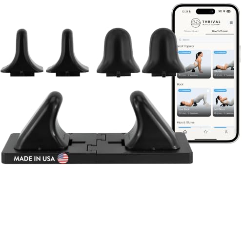 Thrival Deep Tissue Pro, Psoas Muscle Release Tool, Patented, Carbon Black - color: Carbon Black, size: Thrival Deep Tissue Pro