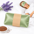 Flaxseed Lavender Eye Mask (Green) - color: Green