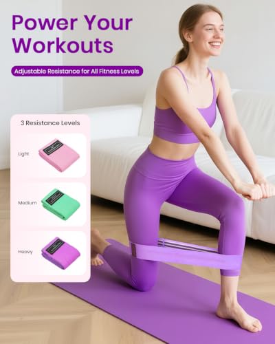 Pilates Ring Set for Women, Home Workout Pilates Equipment with Resistance Bands, 14'' Magic Circle, Mini Ball, Pilates Starter Kit for Strength, Toning and Flexibility