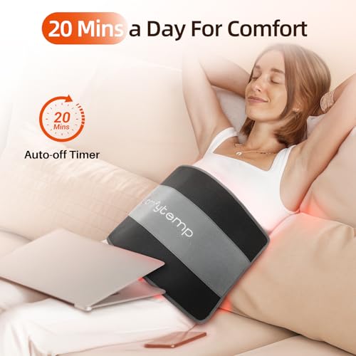 Comfytemp Red Light Therapy Pad for Body, 24'' x 12'', 660nm & 850nm - size: 24‘’ x 12‘’