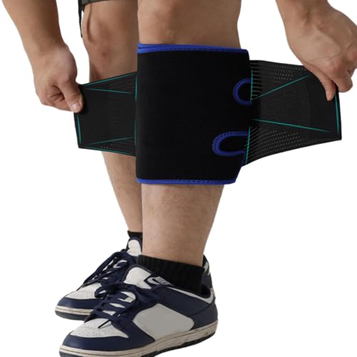 King Mills 3XL Compression Calf Sleeves, Plus Size Men & Women, Blue, 1pk - color: Blue