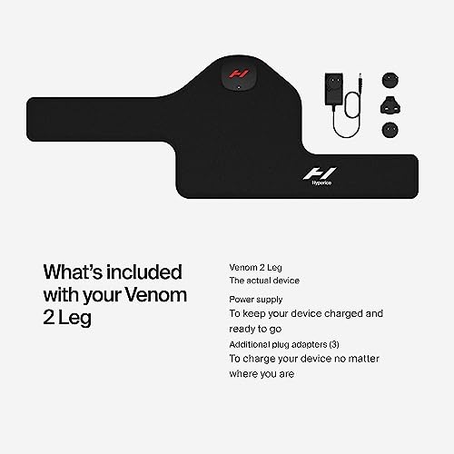 Hyperice Venom 2 Leg Heat Vibration Massage Therapy Neoprene Wrap Recovery - size: Leg