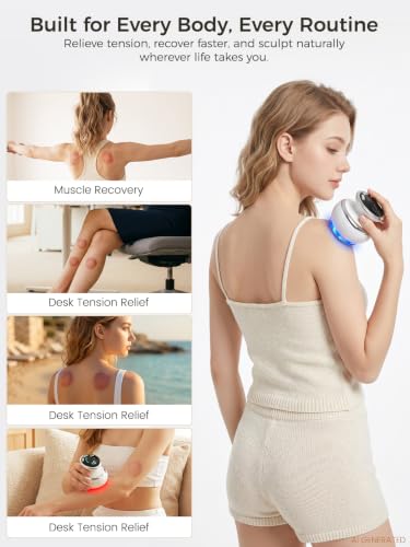 Cupping Massager & Gua Sha, Lymphatic Drainage Massager