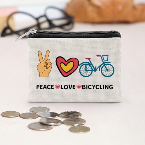 Cycling Gifts for Men and Women Cyclist Gifts for Men Mountain Bikers Bicycle Enthusiast Coin Purse Best Gift for Bicyclist Bicycle Rider Presents for Man Christmas Birthday Coin Wallet