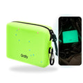 Glow in the Dark Coin Purse, Silicone Change Purse, Zipper Pouch with Clip