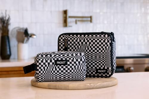 PackIt Freezable Classic Lunch Box, Checked Out - color: Checked Out