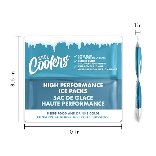 Cool Coolers by Fit & Fresh XL High Performance Cooler Ice Packs, 2pk - color: Teal (2 Pack)