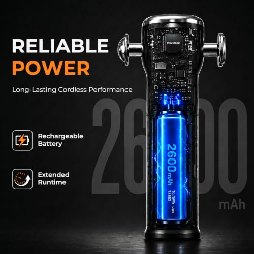 2026 Upgraded Therapy Massager - Handheld Deep Tissue Vibration Massager for Full Body Pain Relief & Fascial limitation & Treats Sensitive Areas | Pressure Point Massage Tool