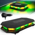 ASPL 16.5 Inch Roof Top Beacon Warning Strobe Light for Trucks Amber Green - color: Amber/Green