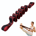 Resistance Bands for Legs: Numbered Stretch Bands for Exercise Yoga - color: Black