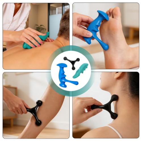 3PCS Trigger Point Massage Tool Set, Deep Tissue Fascia Release Tools