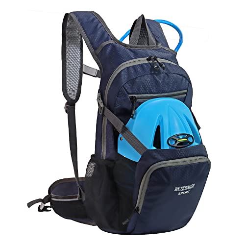 Hiking Daypack 15L Lightweight Waterproof Backpack - color: Navy