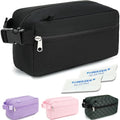GYEUKHAM Freezable Lunch Bag,Reusable & Collapsible Mini Cooler for Adults,Insulated Lunch Box with Ice Packs,Freezable Snack Bag with Handle Buckle, On-the-Go,Black - color: Black+Ice pack