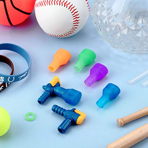 Skylety 8 Pcs Bite Valve Replacement Silicone Mouthpieces, Colorful