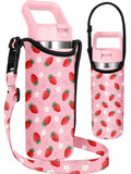 Miss Adola Kids Water Bottle Carrier, 14-20 Oz, Strawberry - color: Strawberry, size: Fits for 14-20 oz