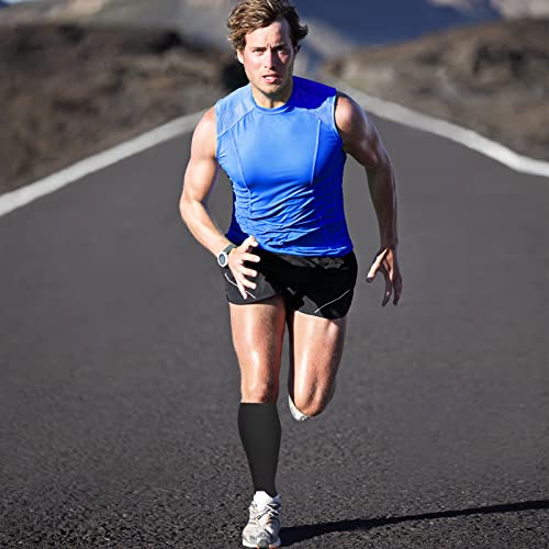 Sintege 3 Pairs Calf Compression Sleeves Women Men, S, Black, White, Gray - color: Black, White, Gray, size: Small