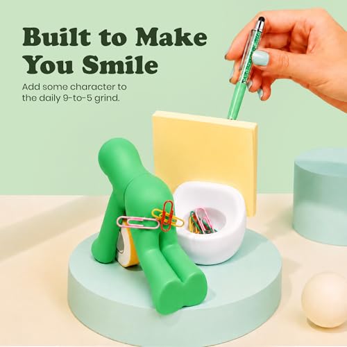 The Butt Tape Dispenser – Funny Green Desk Accessories, Office Gag Gift - color: Green