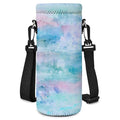 RICHEN Neoprene Water Bottle Carrier Bag with Adjustable Shoulder Strap,Insulated Water Bottle Cover for Stainless Steel/Glass/Plastic Bottles - color: BC-58, size: 750ml