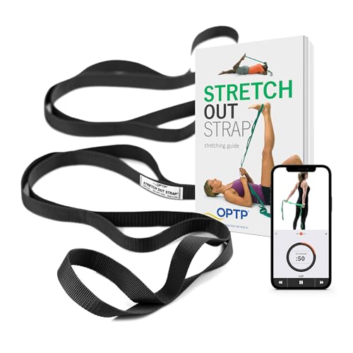 OPTP The Original Stretch Out Strap XL with Exercise Book, Made in the USA