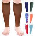 Doc Miller Compression Calf Sleeve for Men & Women, 20-30mmHg - color: Chocolate, size: Small REGULAR
