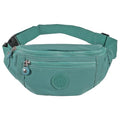Large Crossbody Fanny Pack with 3-Zipper Pockets,Gifts for Enjoy Sports Festival Workout Traveling Running Casual Hands-Free Wallets Waist Pack Phone Bag Fits All Phones (Green) - color: Green
