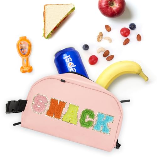 Cerbonny Small Cooler Bag,Freezable Lunch Bag,Built-in ice pack - color: Pink - Snack