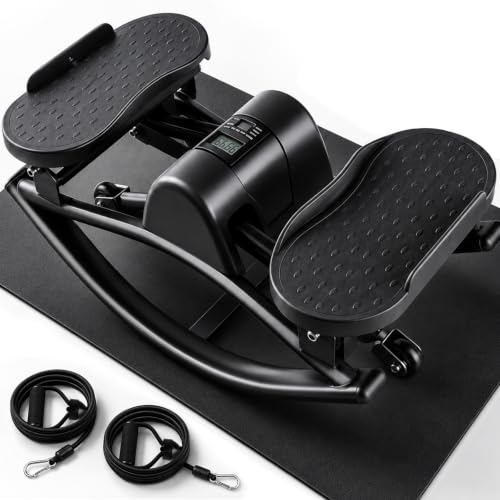 Rock Stepper Side to Side, 300 LBS Capacity, Side Stepper Exercise at Home - color: Glossy Black