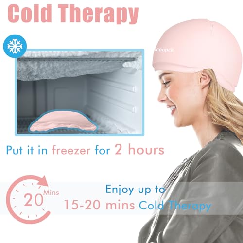 Chemotherapy Cold Caps, Chemo Care Package, Ice Cap for Chemo,Pink - color: Pink, size: Standard