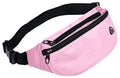 Fanny Packs for Men and Women Water-Repellent Sports Waist Pack Bag - color: 1pack-Pink