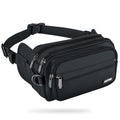 AGPTEK Fanny Pack for Women Men, Waist Wallet Bag,Adjustable Bum Belt Pouch for Travel, Running, Shopping, Hiking, Dog Walking, Cycling, Climbing, Small, Black