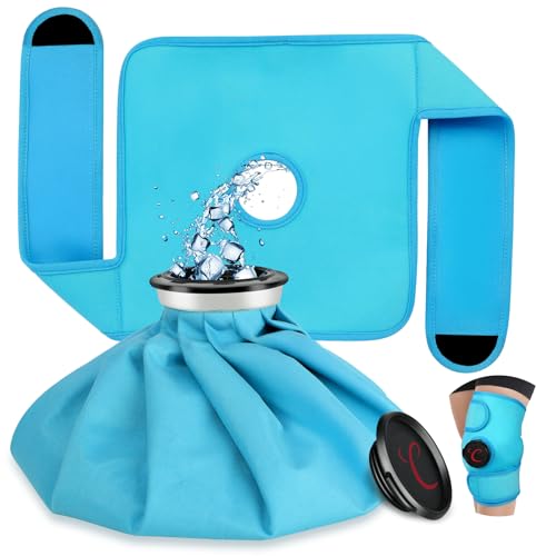 Comfytemp Knee Ice Pack Wrap, Wearable Ice Bags for Injuries Reusable