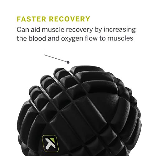 TRIGGERPOINT Performance Grid X Massage Ball for Deep Tissue Massage and Exercise Recovery, Black - size: 1 Count (Pack of 1)