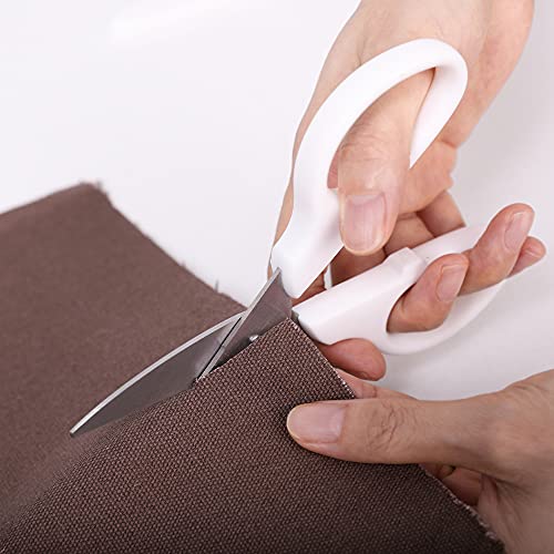 YOUGUOM 6in White Scissors, Multipurpose for Office School Crafts Sewing