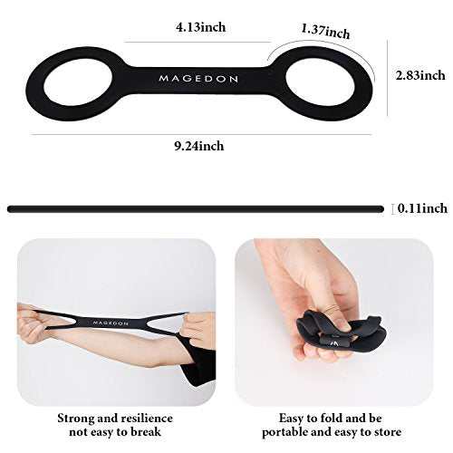 MAGEDON (2 pack) Water Bottle Carrier Grip,Water Handle Grip,Cup Strap, soft band holder strap makes any bottle handheld. For Running Bike, gym or jogging