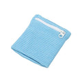 Wrist Wallet Wristband with Zipper,Cotton Wrist Band SweatBands - color: Sky Blue