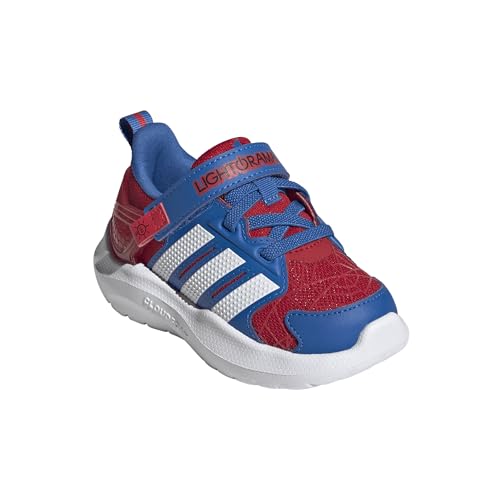 adidas Boys Marvel Lightorama Spider-Man Sneakers Shoes - Red - color: Better Scarlet/White/Bright Royal/Spider-man, size: 6.5 Toddler