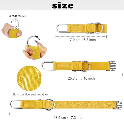 ZINZ Elastic Jacket Gripper Travel Strap with D-Ring Hooks and Buckle - color: Yellow