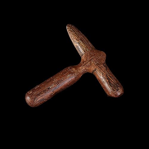 Leadigol Foot Massage Tool,Beauty Tools Trigger Point Foot Massage Sandalwood Acupuncture Acupoint Stick Cross Hammer Thin Face Chin Wooden Deep Tissue Massager,Manual Foot Massager(Wings Wood)