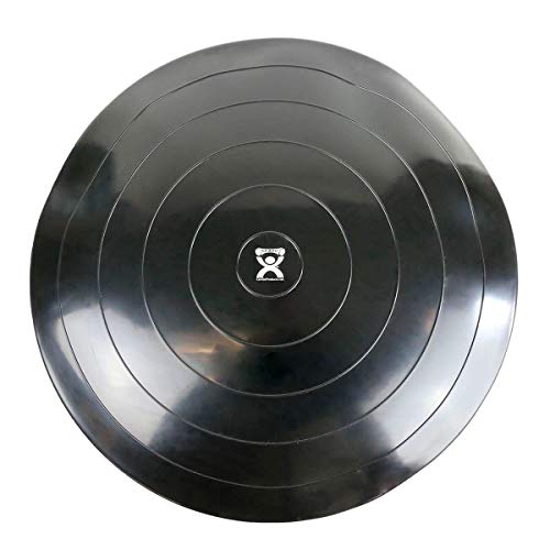 Cando 30-1868BLK Inflatable Vestibular Balance Disc, 23.6" diameter, Black - color: Black, size: 23.6" diameter