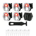 Bike Tail Lights Bicycle Cycling Rear Light USB-C Rechargeable Clip on Strobe LED Safety Light, Running Lights for Runners Flashing Bike Lights for Night Riding Hiking Pet Dog