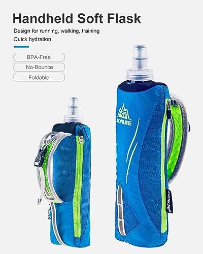 AONIJIE Handheld Running Water Bottle with Running Bottle Strap