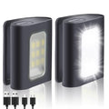 innofox Running Light, 2Pack Reflective Running Gear for Runners, USB Rechargeable LED Light, Clip on Running Lights with Runners and Joggers for Camping, Hiking, Running, Outdoor Adventure