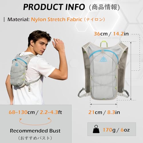 TRIWONDER Hydration Vest Running Backpack for Men & Women, Water Pack for Hiking, Camping, Climbing & Cycling, Lightweight Daypack - color: 01 Black - with 1.5L Water Bladder