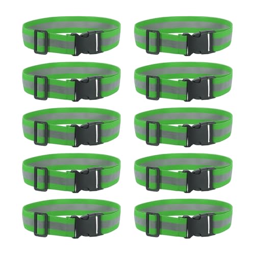 Reflective Safety Belt Adjustable - color: Dark Green