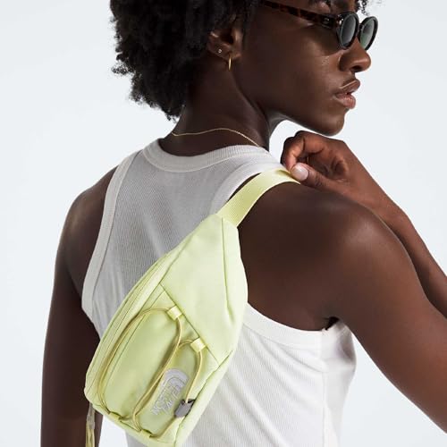 THE NORTH FACE Jester Lumbar Pack | Fanny Pack With Water Repellent Finish, 2.2 Liters, Crossbody Adjustable Strap - color: Lemon Mist-Pear