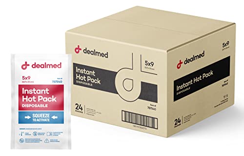 Dealmed Instant Hot Packs - Squeeze Activated Heat - 24 Pack - size: 24 Pack
